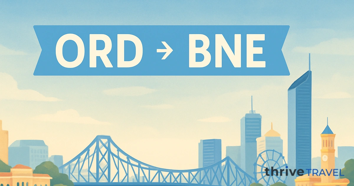 Chicago to Brisbane
