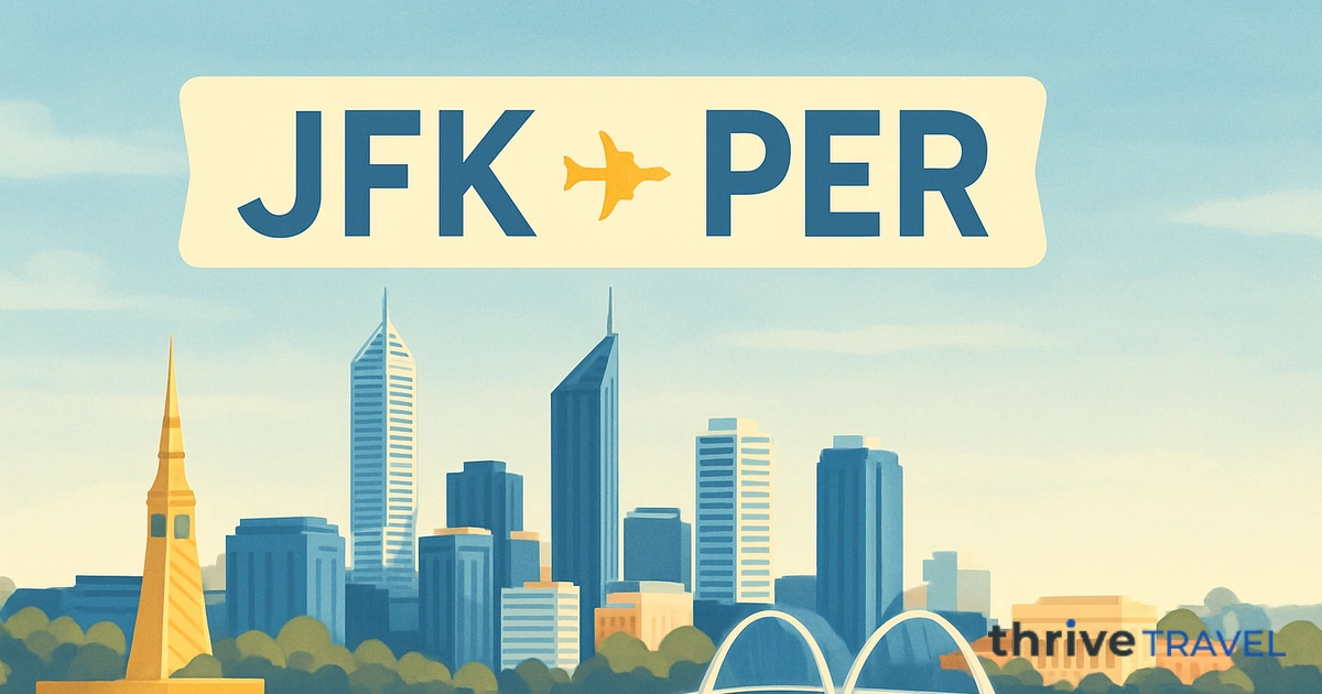 New York to Perth