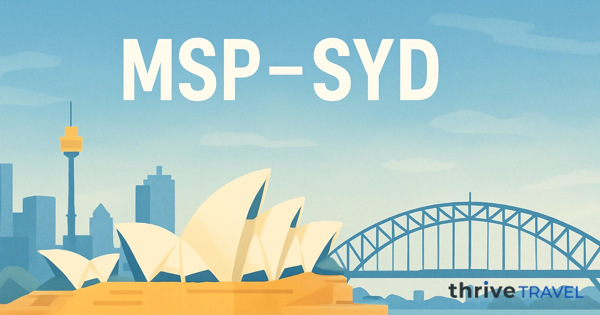 Minneapolis to Sydney