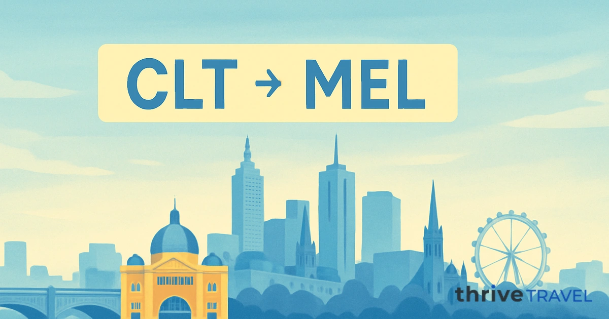 Charlotte to Melbourne