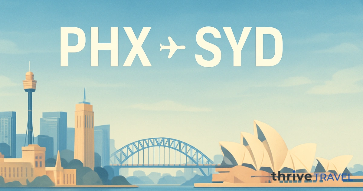 Phoenix to Sydney