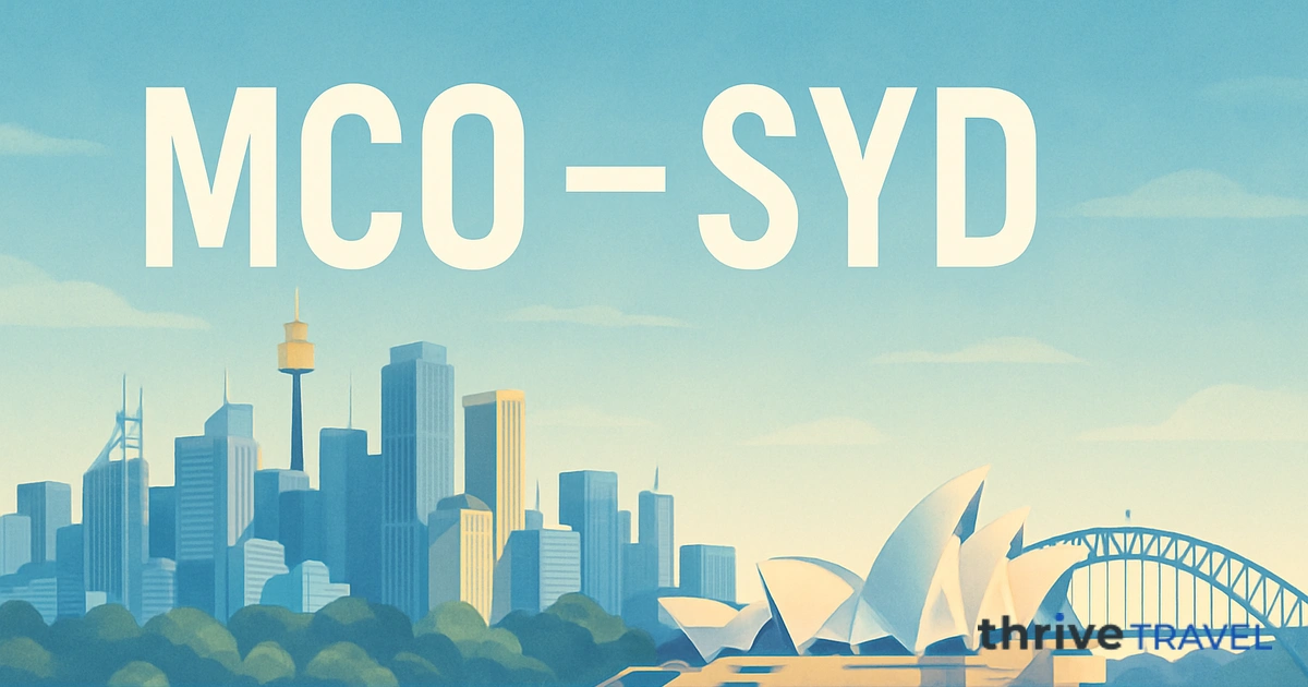 Orlando to Sydney