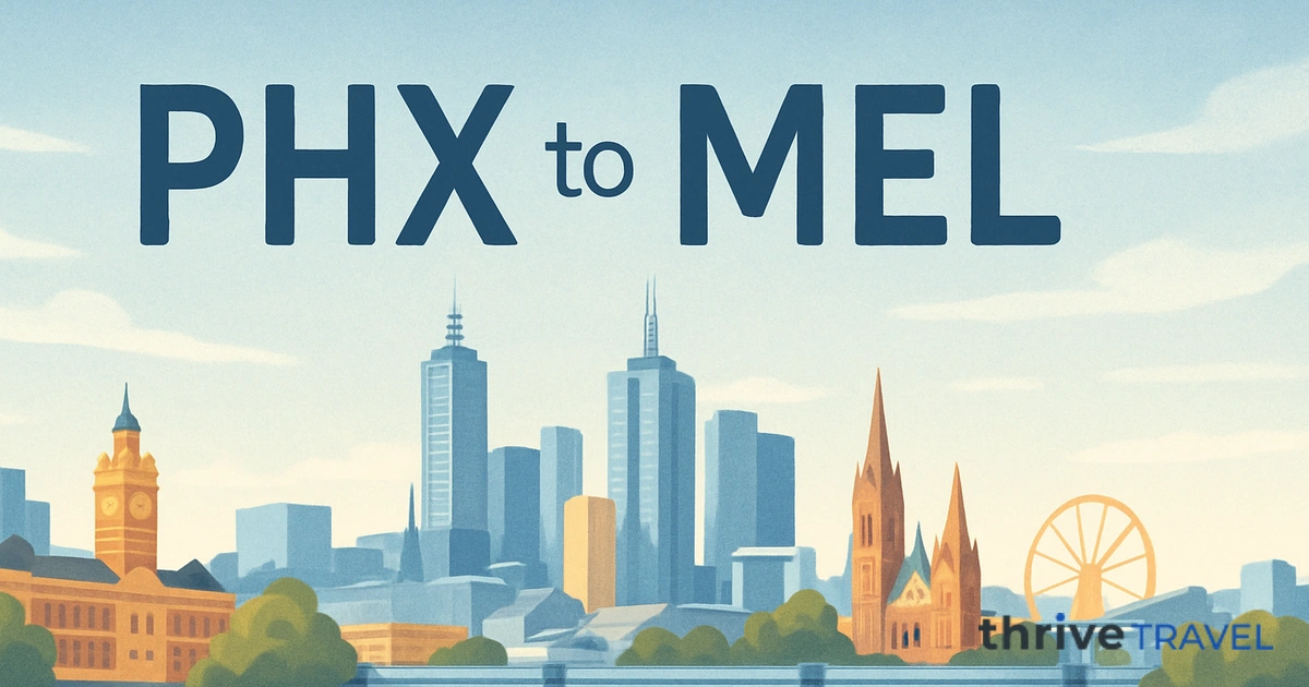 Phoenix to Melbourne