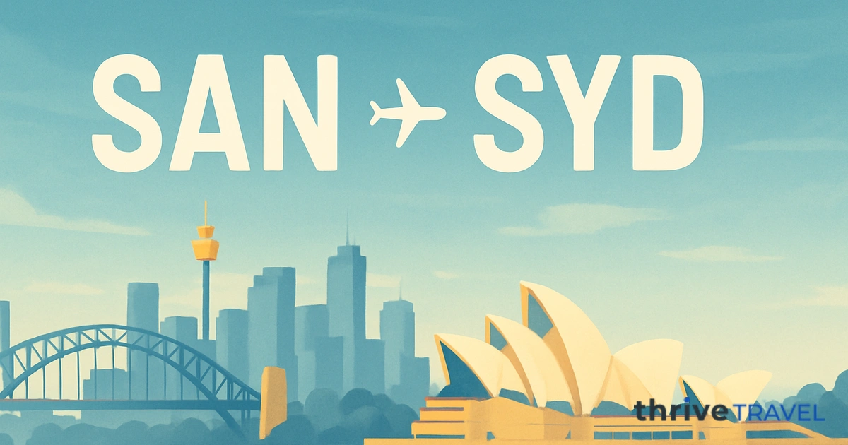 San Diego to Sydney