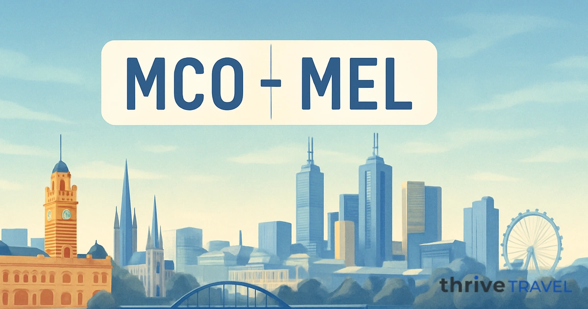 Orlando to Melbourne
