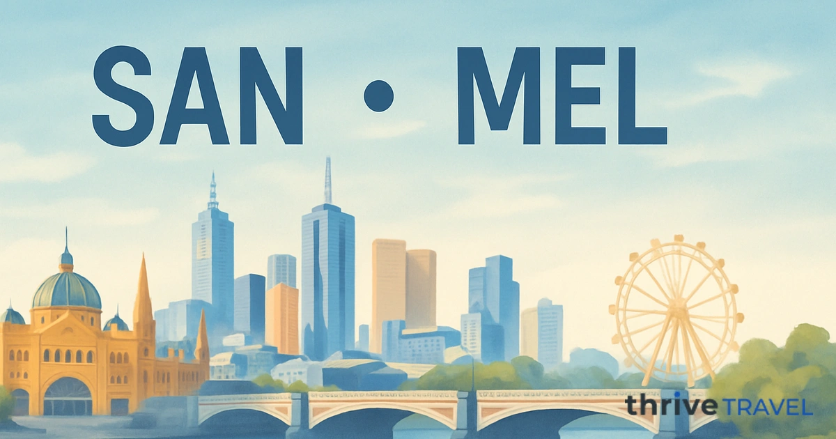 San Diego to Melbourne