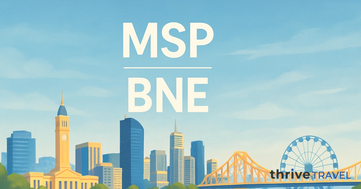 Minneapolis to Brisbane