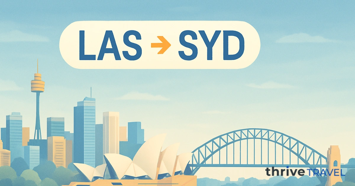 Las Vegas to Sydney
