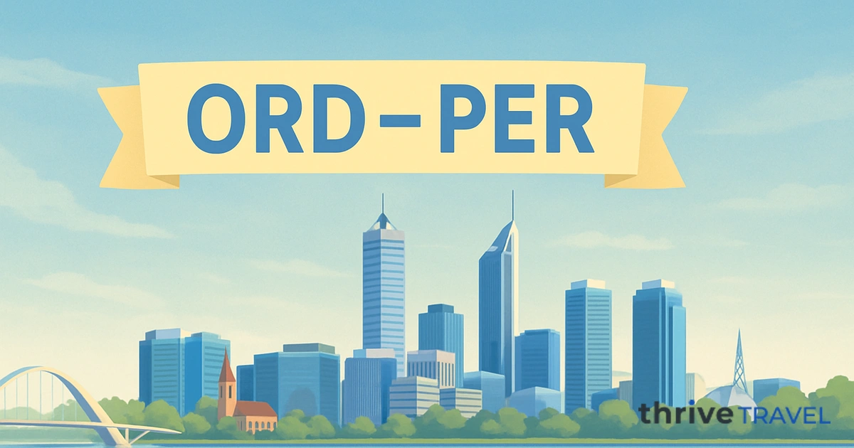 Chicago to Perth