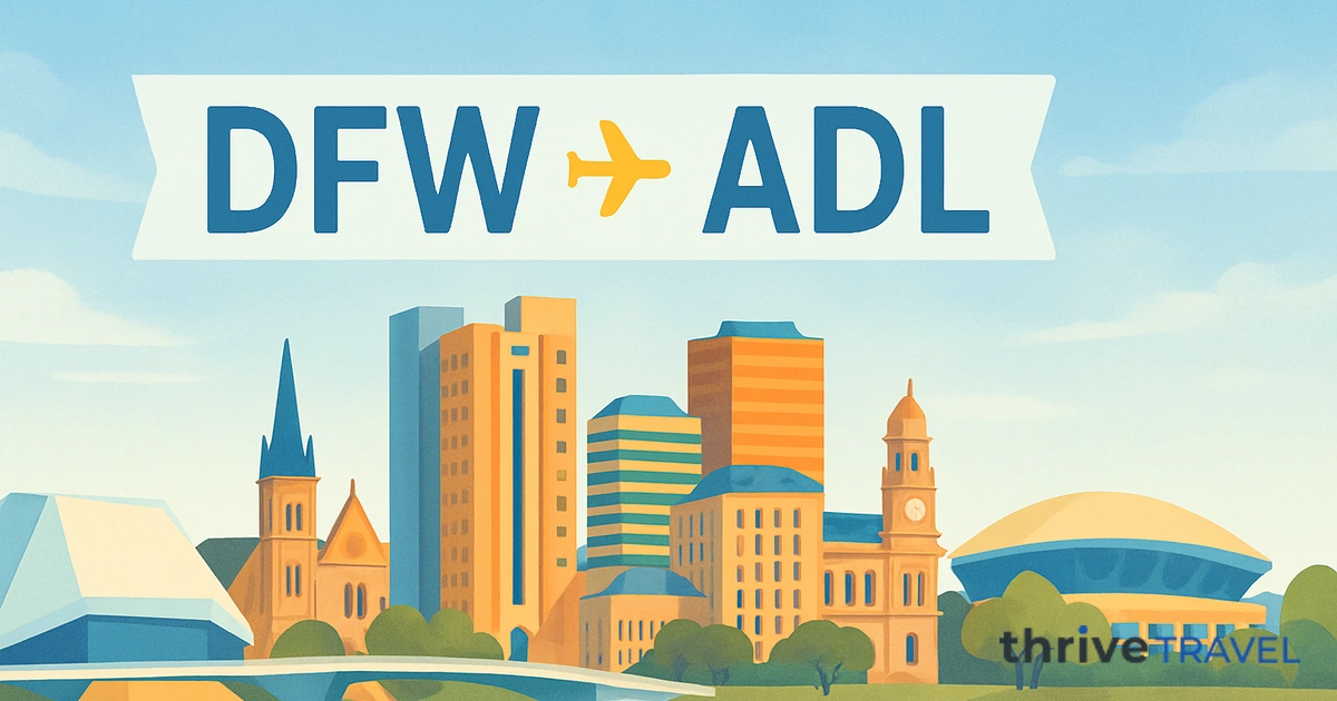 Dallas to Adelaide