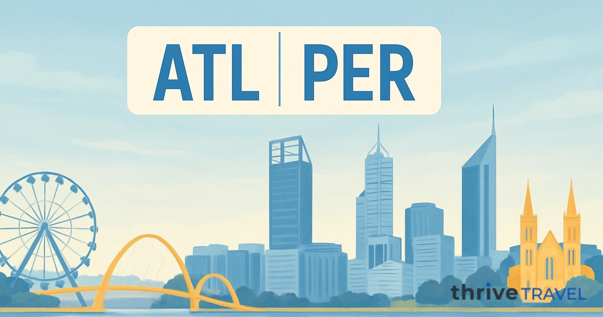 Atlanta to Perth