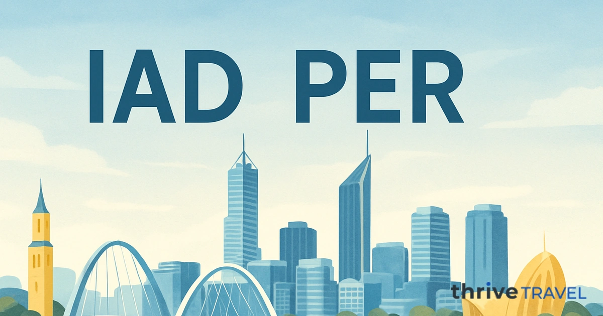 Washington to Perth