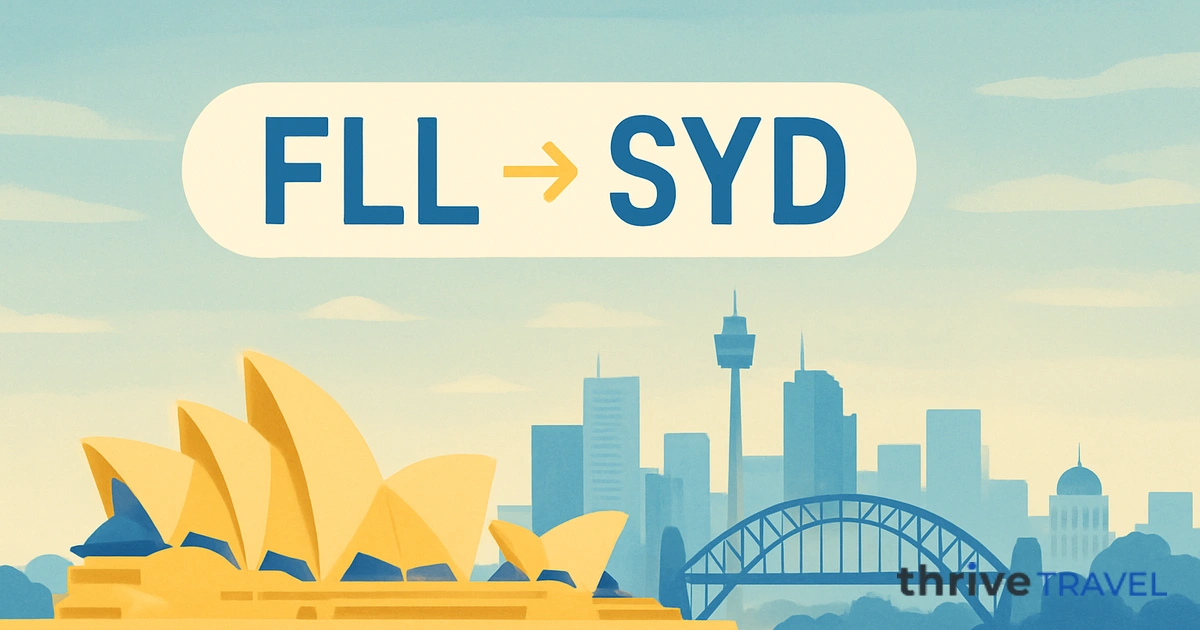 Fort Lauderdale to Sydney