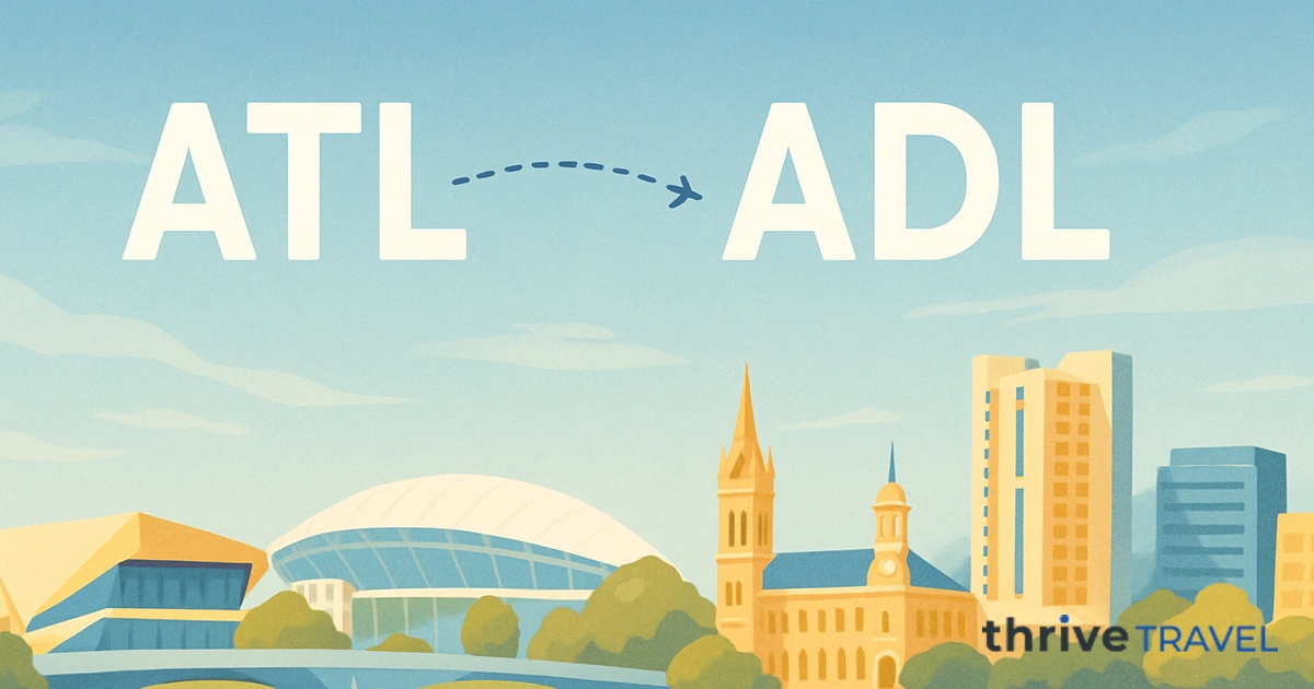 Atlanta to Adelaide