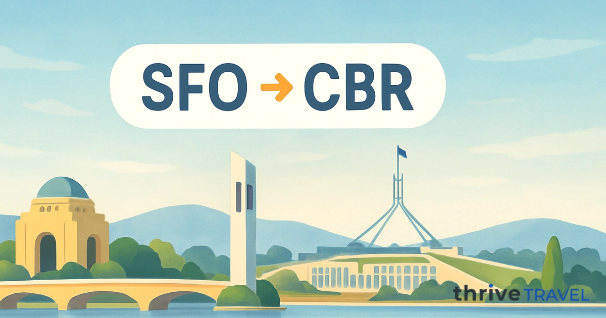 San Francisco to Canberra