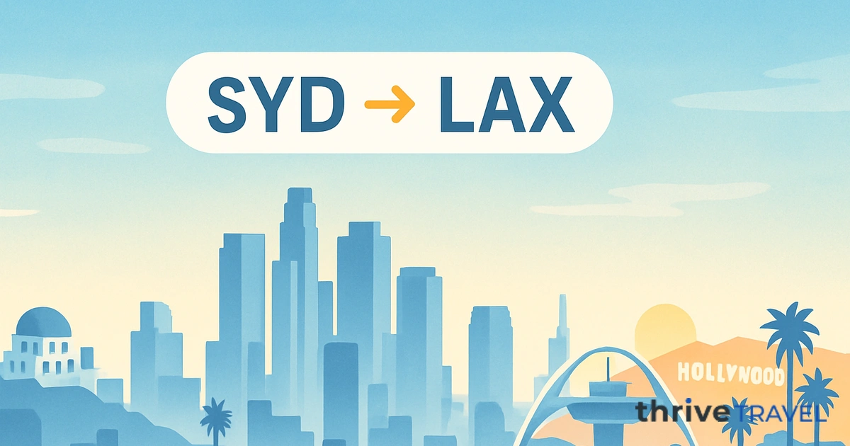 Sydney to Los Angeles