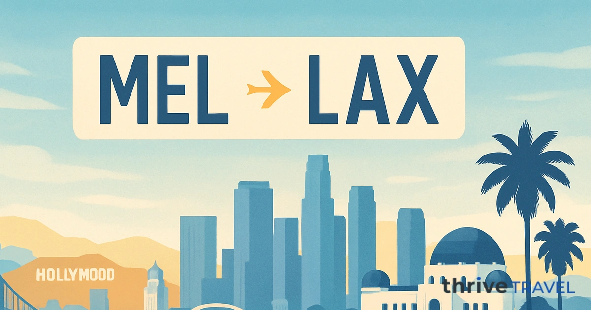 Melbourne to Los Angeles