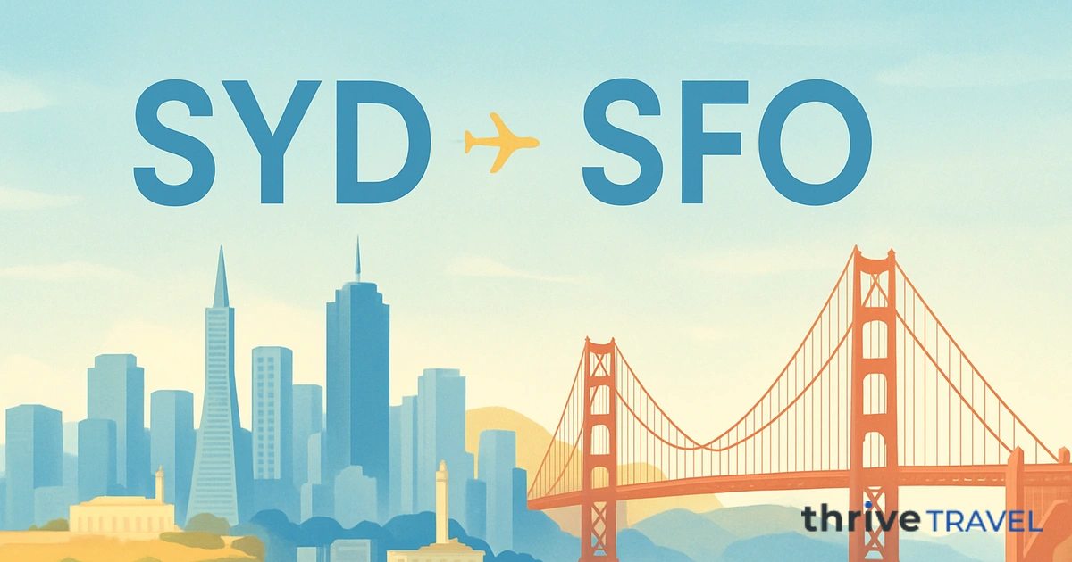 Sydney to San Francisco