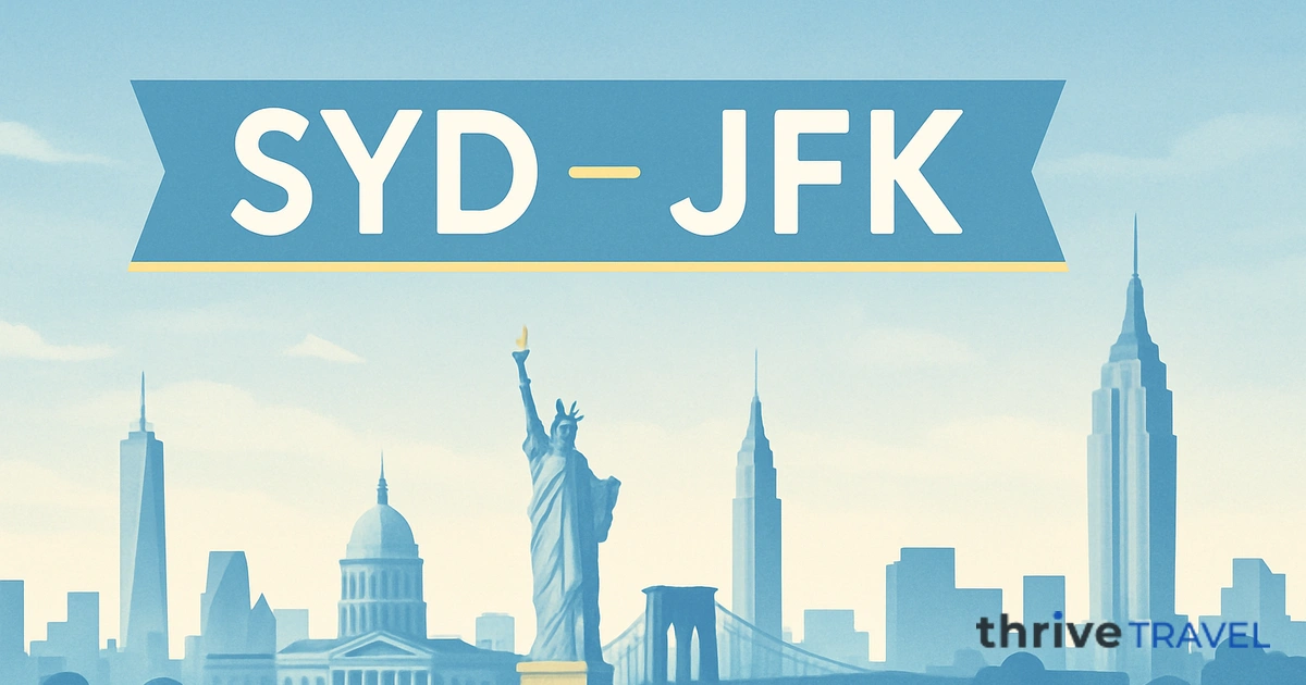Sydney to New York