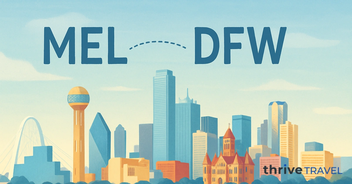 Melbourne to Dallas
