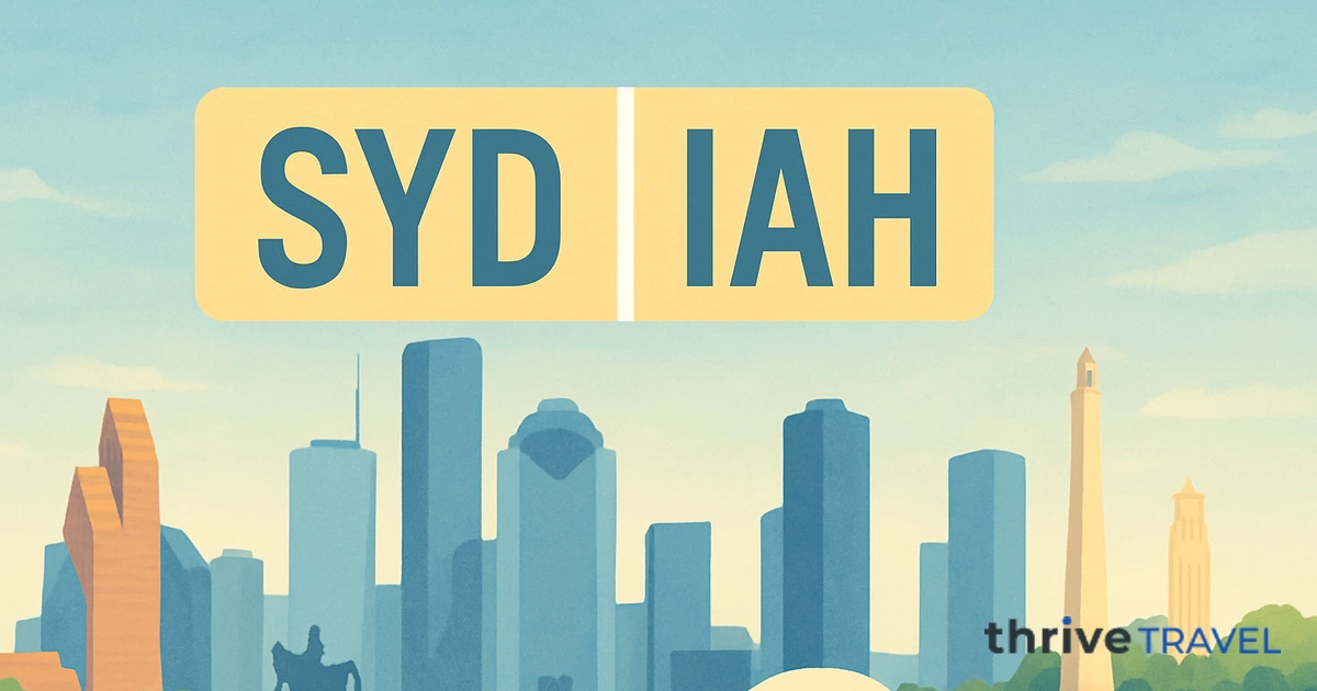 Sydney to Houston
