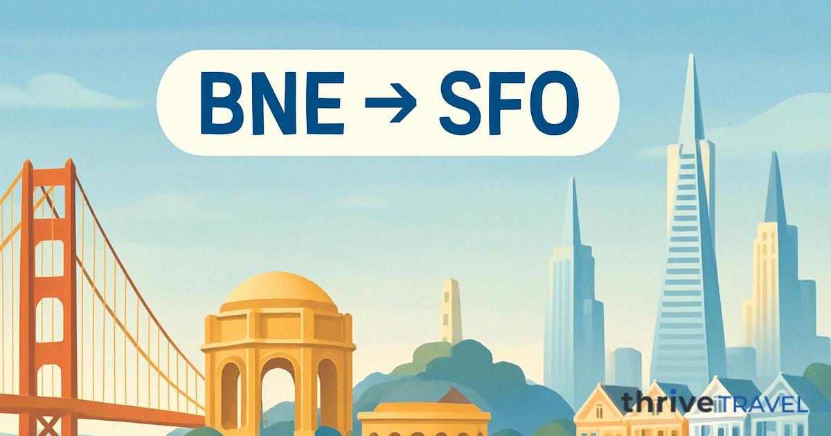 Brisbane to San Francisco