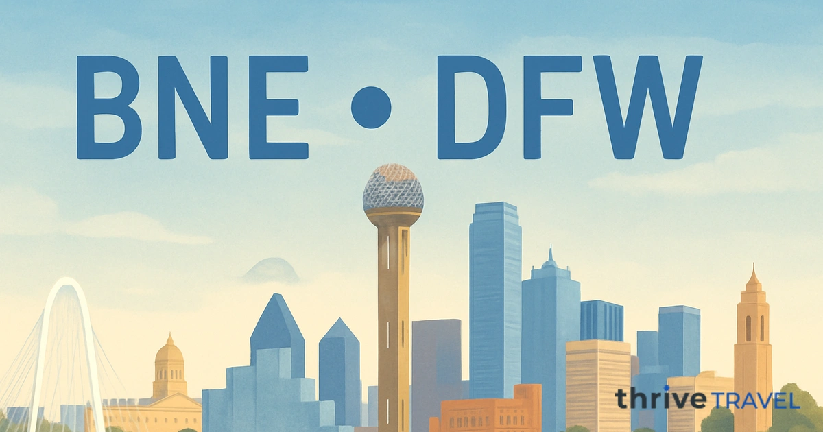 Brisbane to Dallas