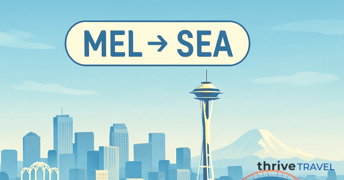 Melbourne to Seattle