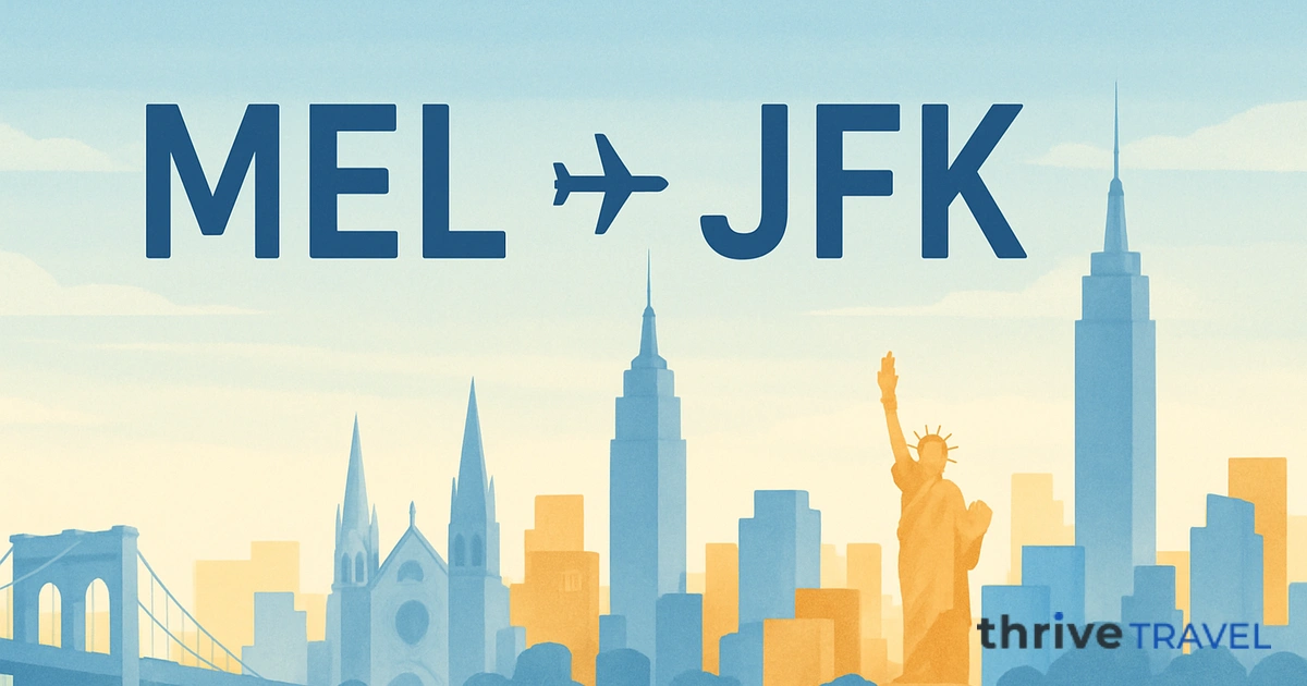 Melbourne to New York