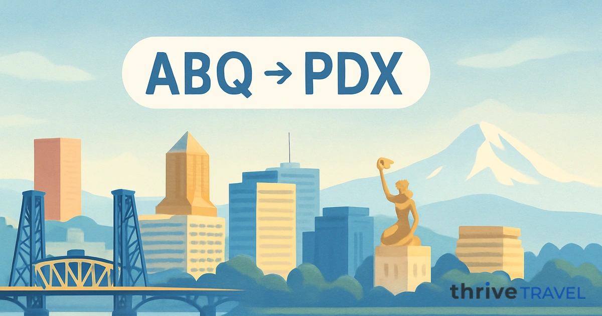 Albuquerque to Portland
