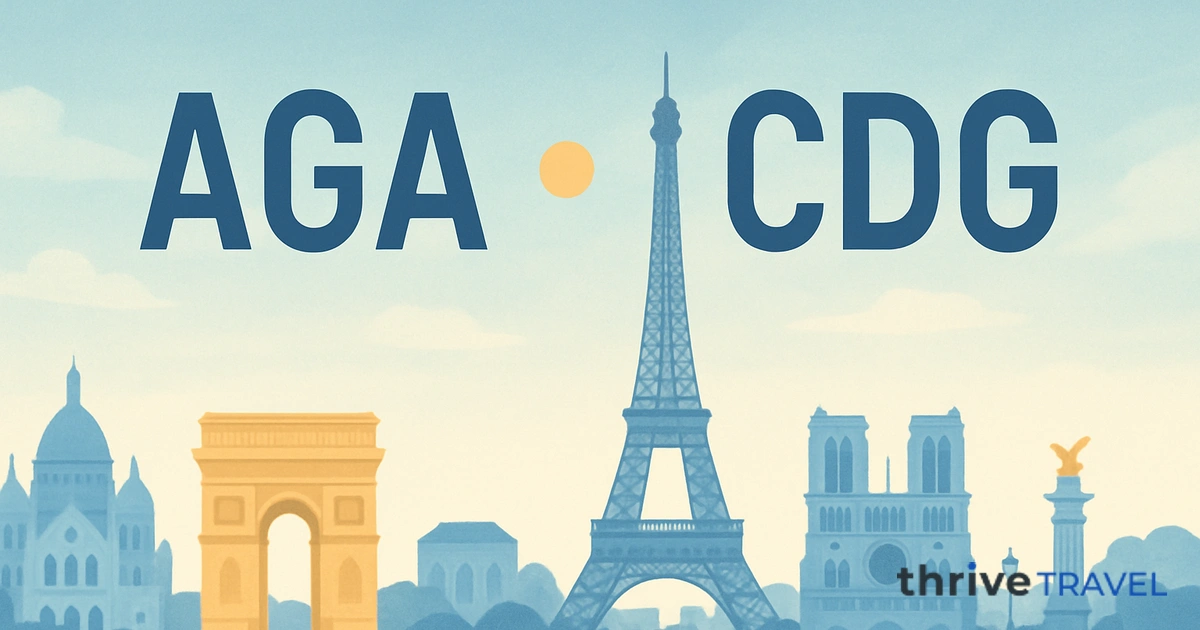 Agadir to Paris