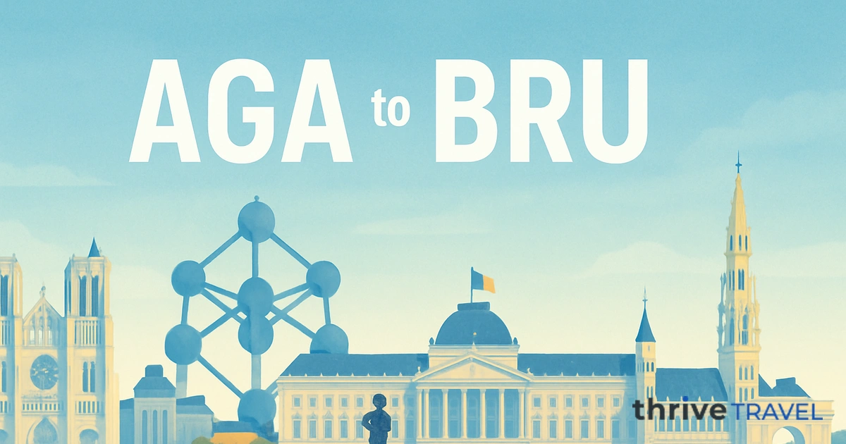 Agadir to Brussels