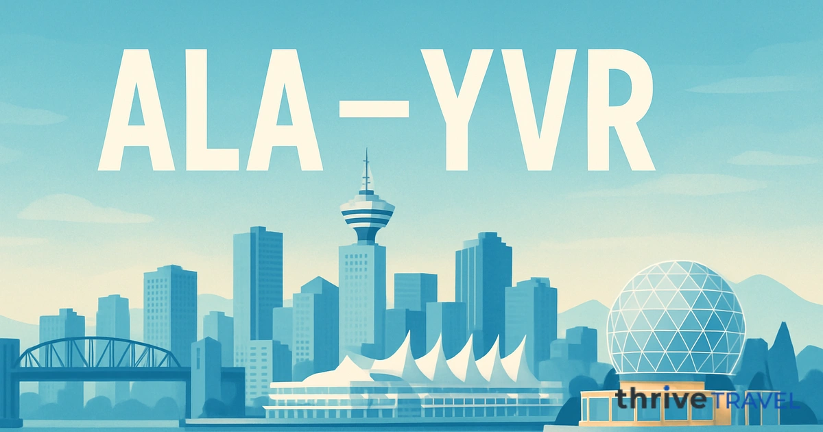 Almaty to Vancouver