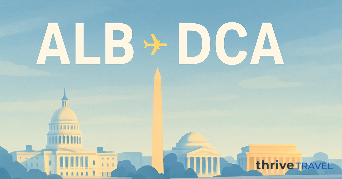 Albany to Washington
