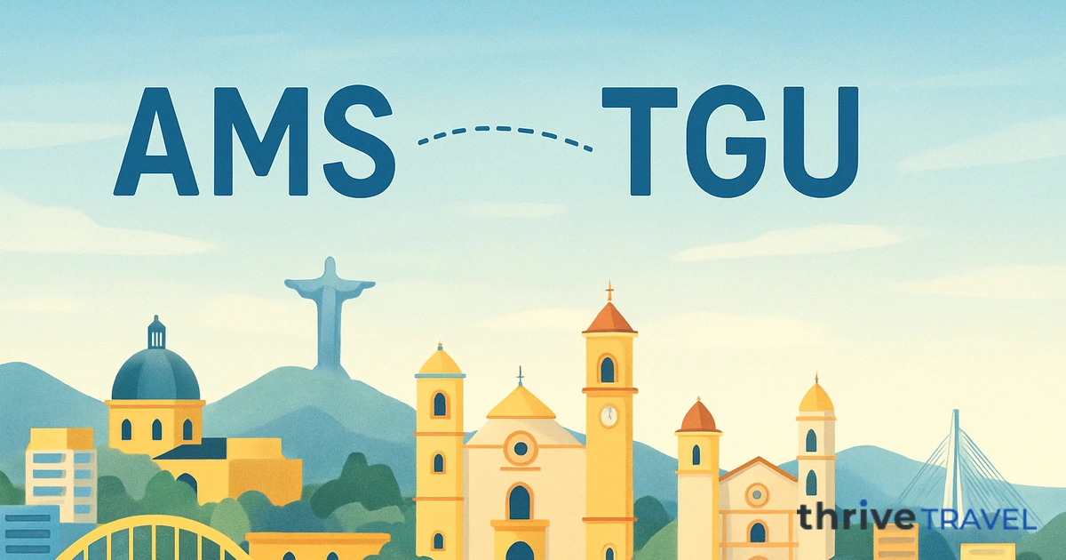 Amsterdam to Tegucigalpa