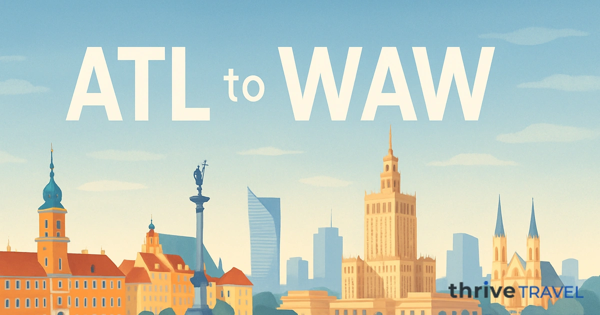 Atlanta to Warsaw