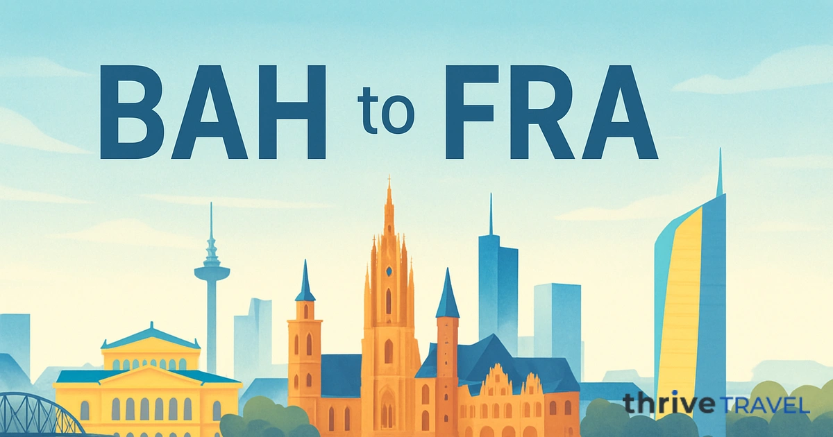 Bahrain to Frankfurt