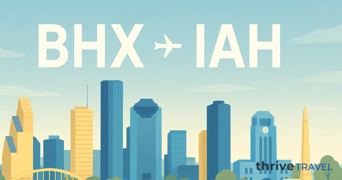 Birmingham to Houston