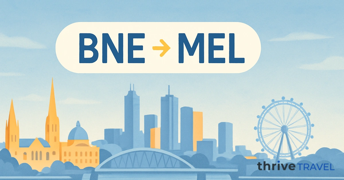 Brisbane to Melbourne