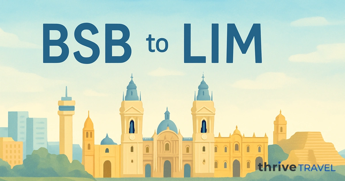 Brasilia to Lima
