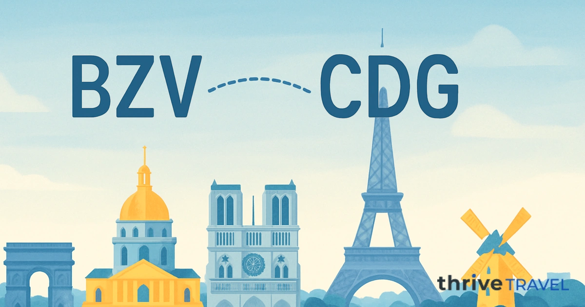 Brazzaville to Paris