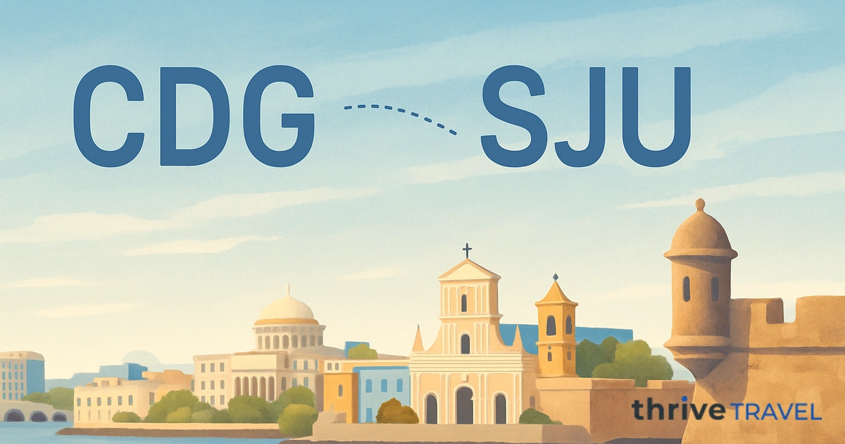 Paris to San Juan