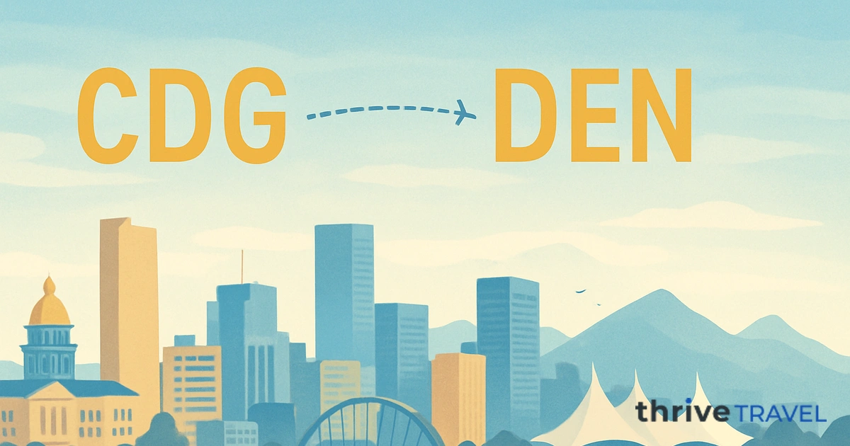 Paris to Denver