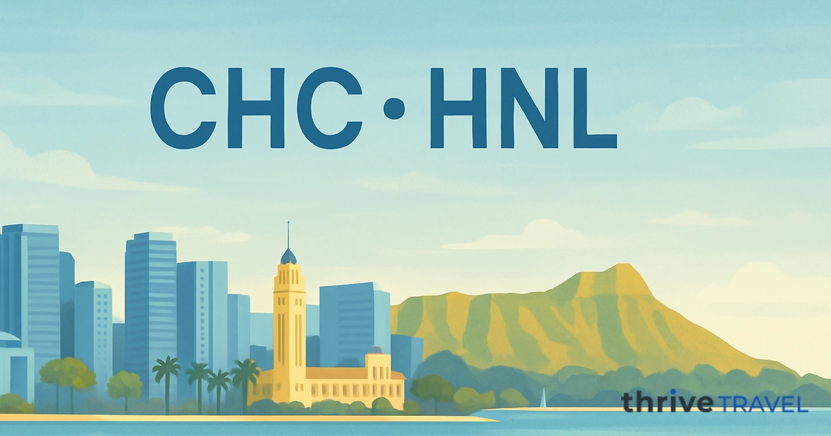 Christchurch to Honolulu