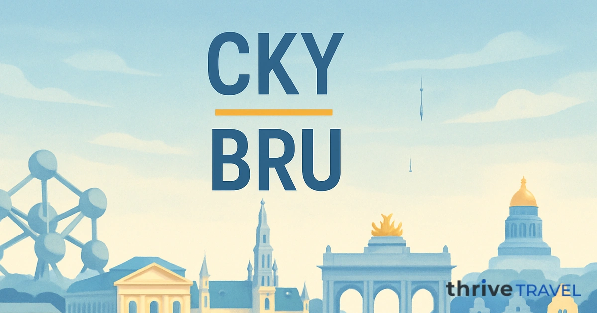 Conakry to Brussels