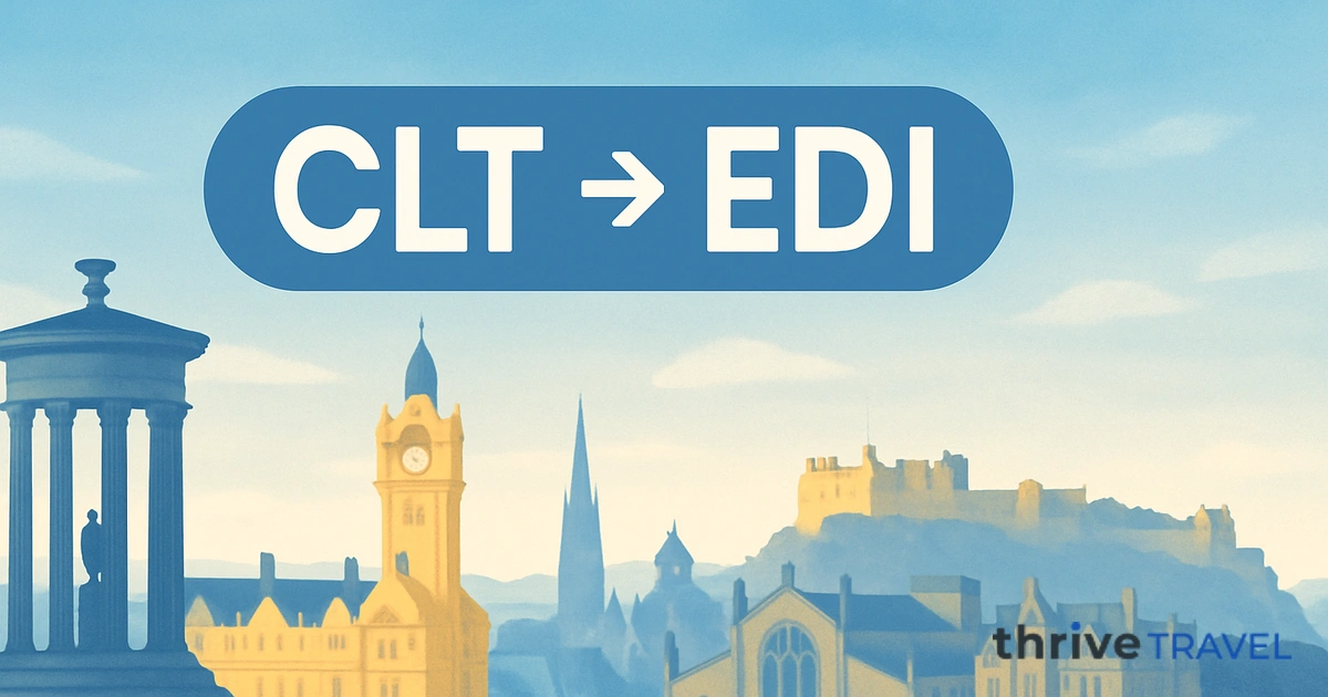 Charlotte to Edinburgh
