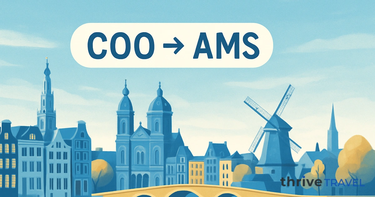 Cotonou to Amsterdam