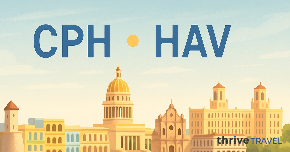 Copenhagen to Havana