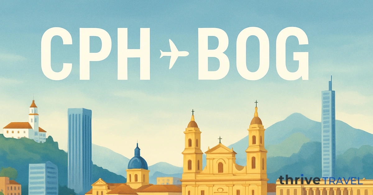 Copenhagen to Bogotá