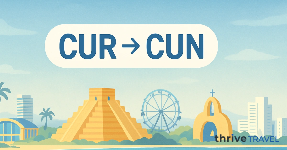 Curaçao to Cancun